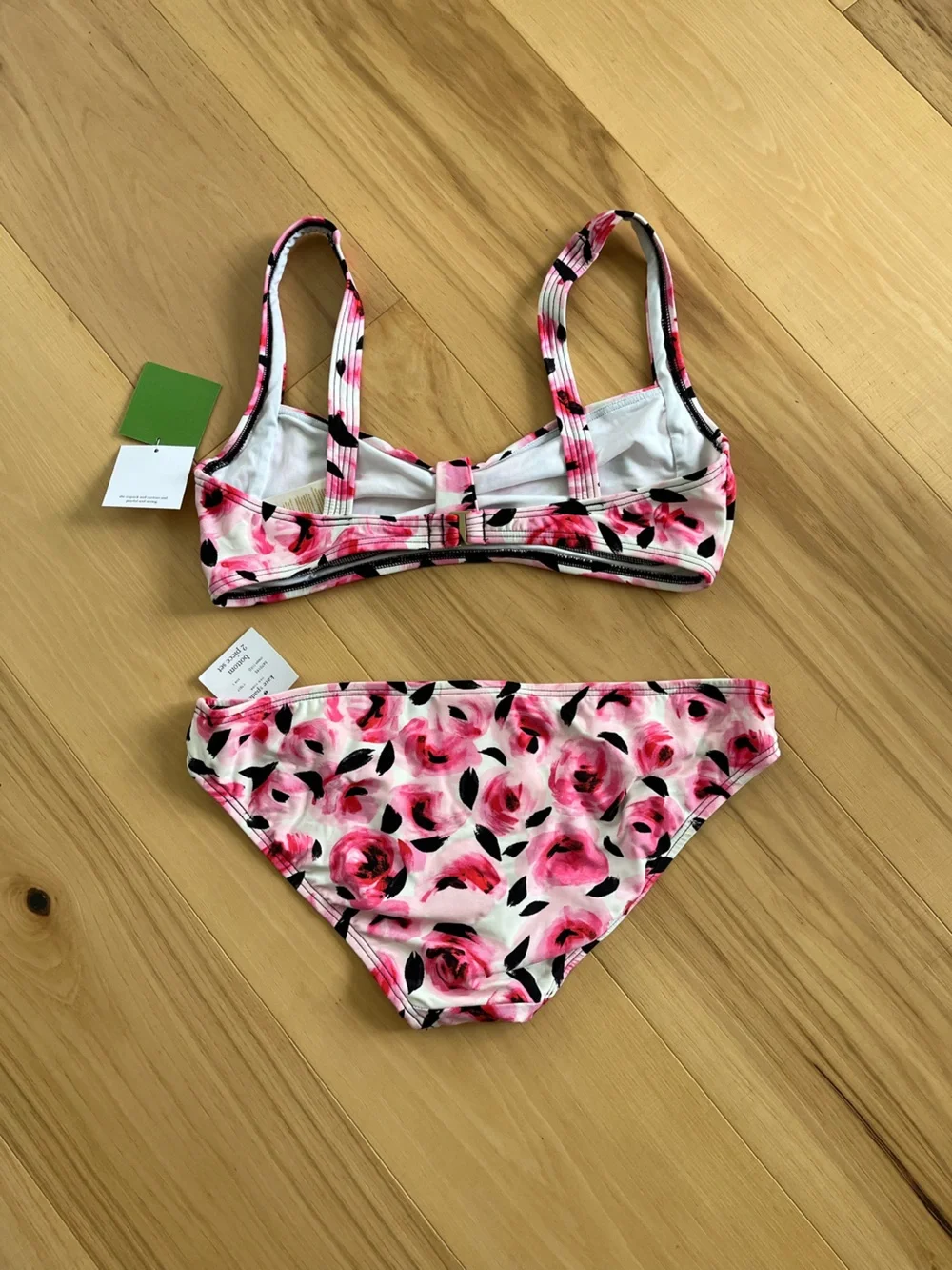 Kate Spade Pink Floral Bikini set